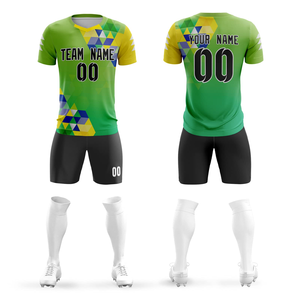 เสื้อฟุตบอลย้อนยุคแบบสั่งทำ ชื่อทีมตามต้องการ ผ้าโพลีเอสเตอร์ 100% ระบายอากาศได้ดี กางเกงขาสั้นพิมพ์ลาย ไซส์ใหญ่ ใส่ได้ทุกฤดู สำหรับผู้ใหญ่ทุกเพศ - Product Image 6