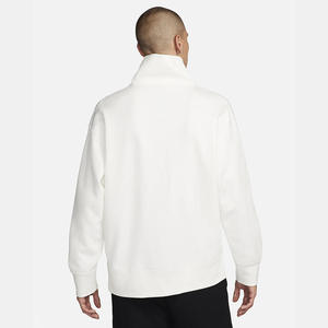 Sweat-shirt de luxe en molleton bouclette français, sans capuche, en coton haute densité pré-rétréci, style minimaliste tricoté, respirant - Product Image 4