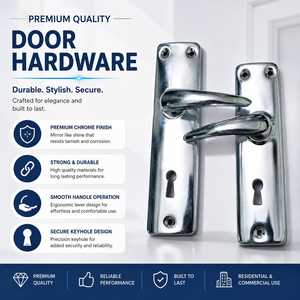 KELLTON Stainless Steel Waterproof <b>Door</b> Handle <b>Lock</b> <b>Push</b> <b>Button</b> Modern Design Ambidextrous for Bathroom Apartment Hotel - Product Image 2