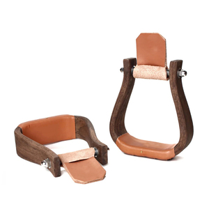 Estribos Clásicos de Madera Hechos a Mano, Reposapiés para Silla de Montar, Duraderos, Cómodos, Personalizables, de Alta Calidad, Equipo Ecuestre Resistente - Product Image 2