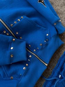 Conjunto Deportivo de Forro Polar Transpirable para Hombre, con Logotipo Personalizado, Producción OEM de Marca Privada para Marcas de Ropa Urbana y Fitness - Product Image 4