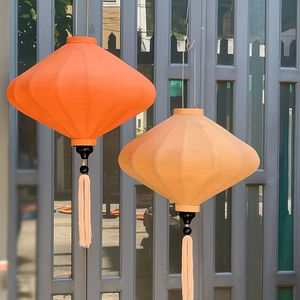 Linterna de Lino Vietnamita Hecha a Mano al por Mayor para Decoración de Bodas, Linterna de Bambú de Hoi An, Elegante y Sofisticada - Product Image 1