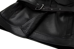 Chaleco de Cuero para Mujer, Diseño Personalizado, Venta al Por Mayor, Color Sólido, Todas las Tallas, Chaleco de Cuero Genuino para Motocicleta - Product Image 5