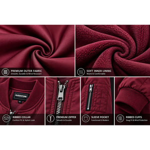 Chaqueta Bomber de Invierno para Mujer, Flexible, con Doble Costura, Producto Nuevo y Moderno - Product Image 5