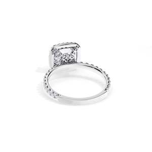 Women's 14K Gold Round Brilliant Cut Diamond Engagement Ring Prong Setting floral Style - Product Image 5