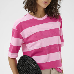 Camiseta Holgada de Diseño Moderno para Mujer, Material de Alta Calidad, Corte Holgado, Estilo Informal para Uso Diario - Product Image 6