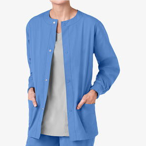 Bata de Laboratorio para Mujer, Personalizable, de Alta Calidad, para Invierno, Cuello Redondo, Tallas Grandes, Múltiples Bolsillos, Precio de Fábrica al por Mayor, Lisa, para Hospital - Product Image 6