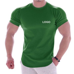 Camisetas Deportivas Transpirables con Logotipo Personalizado para Gimnasio, Camisetas Ajustadas para Hombre, Camisetas Masculinas - Product Image 4