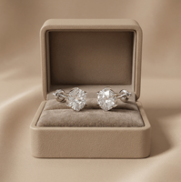 Boucles d'oreilles clous solitaires en moissanite VVS D taille ronde 1 carat, plaqué rhodium blanc 14K 18K, à visser, pour femmes, fournisseur