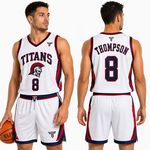 Conjunto de Uniforme de Baloncesto Personalizado, Camiseta y Pantalones Cortos, Ropa Deportiva para Equipos, Fabricante OEM, Proveedor Mayorista Global Pro Fit - Product Image 2