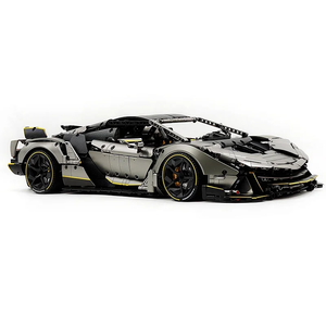 Guli 10638 Lambo One, blocs de construction en plastique, voiture de sport, jouet éducatif unisexe, 8-13 ans, 3392+ pièces, alimenté par piles, statique - Product Image 4