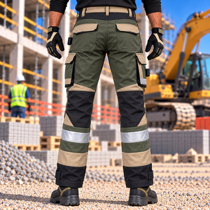 High Visibility <b>Cargo</b> Trousers For Industrial And Outdoor <b>Work</b> Hi Vis Reflective <b>Cargo</b> Trousers Construction Safety <b>Work</b> <b>Pants</b> - Product Image 2