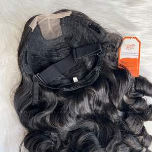 Cabello humano tejido Curl Tip Peluca de cabello humano vietnamita Full HD Encaje Frontal/Cierre, 100% cabello humano crudo, cabello Remy - Product Image 3