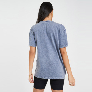 Camiseta de Manga Corta con Cuello Redondo y Estampado de Besos para Mujer, Corte Regular, Informal, de Algodón Jersey, Ecológica, Anti-UV, para Primavera/Verano - Product Image 2