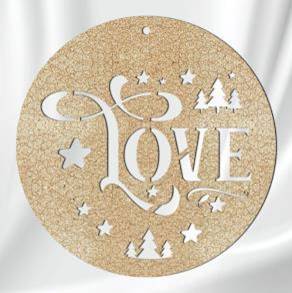 Metal heart ornament <b>christmas</b> ornament hanging heart decor rustic metal decor handmade ornament <b>christmas</b> <b>tree</b> decoration - Product Image 2