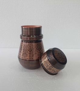 Sustainable Choice Copper <b>Water</b> Bottle Green Label Copper <b>Water</b> Bottle Eco <b>Material</b> Copper <b>Water</b> Bottle Supply Copper Bottle - Product Image 2