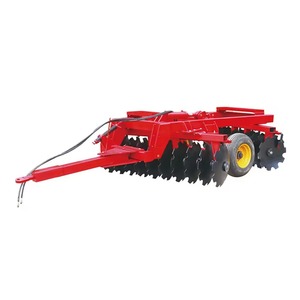 Herse à disques diesel montée sur tracteur, équipement agricole robuste déporté avec moteur et composants essentiels du moteur - Product Image 6