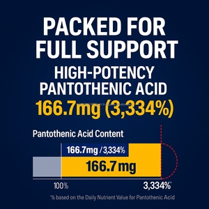 Haute biotine acide pantothénique vitamine B comprimés complexes cheveux peau ongles OEM Corée - Product Image 4