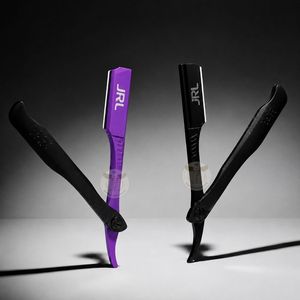 JRL Gold & Black Magnetic Luxury Stainless Steel Manual <b>Straight</b> Edge <b>Razor</b> with Custom Logo for Professional Barbers Beard Care - Product Image 5