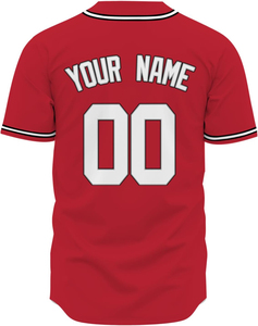 Maillots de baseball et de softball personnalisés pour hommes et femmes, polyester/coton, antibactériens, imprimés par transfert thermique, évacuation de l'humidité, manches courtes - Product Image 1