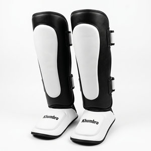 Espinilleras de Boxeo Khumbro, Protectores de Piernas para Kickboxing, Material PU, Equipo de Protección para Entrenamiento en Todas las Estaciones - Product Image 5