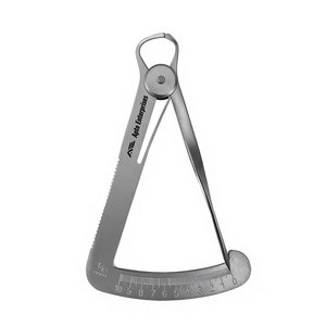 Gauge 4 Inch Blunt <b>Spring</b> Measuring Caliper Precision Jewelry Measuring Tool Laboratory Instrument German Style Stainless Steel - Product Image 5
