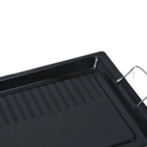 Plaque de cuisson BBQ avec poignées, gril extérieur robuste pour barbecue, camping, pique-nique et cuisine en plein air, plaques de cuisson en aluminium - Product Image 5