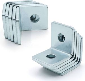 MISA 2020 Profilé en L à fente simple en acier au carbone industriel réglable, galvanisé, 5 mm - Product Image 1