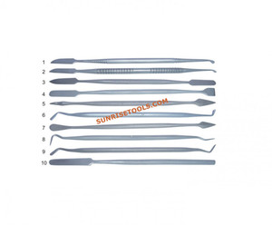 Stainless Steel SUNTOOLS/STIPL Jewelry <b>Engraving</b> Wax Carvers/Probes Set 10pcs for DIY Irregular Shape Pick up Tweezers - Product Image 2