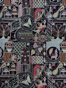 Tela Tejida con Bordado Étnico - Material Textil Ecológico para el Hogar y Carpas, para Bolsos de Niñas, Venta al Por Mayor - Product Image 2