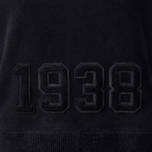 เสื้อสเวตเตอร์ถักสีดำปี 1938 แบบซิป ¼  สำหรับทุกเพศ สวมใส่สบาย แขนยาว อุ่น แฟชั่นทันสมัย เหมาะสำหรับกิจกรรมกลางแจ้งและสตรีทแวร์ - Product Image 5
