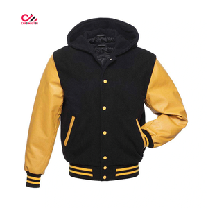 Wholesale Factory Made Best Price Letterman Varsity <b>Jacket</b> Chenille <b>Patches</b> Wool Leather Sleeves OEM Men Varsity <b>Jacket</b> - Product Image 1