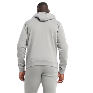 Men Fleece Pullover Hoodie Tracksuit Set Tapered Jogger <b>Trousers</b> Regular Fit Casual Winter Two Piece Lounge Outfit with Pockets - Product Image 4