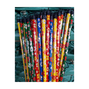 Manchon rétractable fleur pour manche de balai articles ménagers manche de balai enduit et bâtons d'escoba en bois eucalyptus maison vadrouille limpieza - Product Image 1