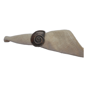 Porte-serviettes vintage de qualité industrielle en métal, porte-mouchoirs faits à la main, anneaux de serviettes uniques pour table, à prix abordable - Product Image 2