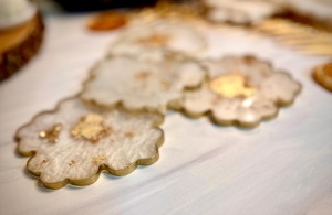 Epoxy Resin Bohemian Style Coaster with High Standard Quality Lightweight & Eco-Friendly for Hot Cold ced Beverages - Product Image 4