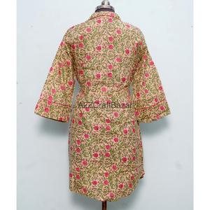 Hermoso Vestido Formal de Noche con Estampado de Bloques Personalizado, Manga 3/4, Transpirable, Ajustado al Cuerpo, con Cierre de Botones, Cómodo - Product Image 6