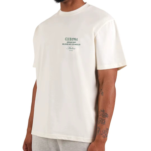 T-shirt imprimé graphique pour homme, coupe classique, design personnalisé, coton décontracté, fournisseur d'usine en marque blanche - Product Image 1
