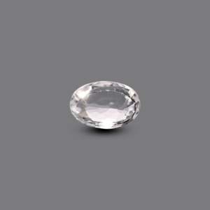 Synthetic Paraiba Square Cut White Zircon 4.35 Carat Loose Gemstone for Fine Jewelry - Product Image 2