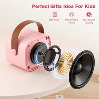 Microphone sans fil 2.4G pour enfants, microphone de karaoké professionnel, microphone portable sans fil pour appareils compatibles Shure
