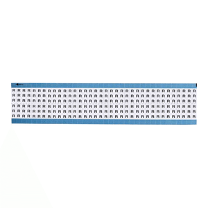 Brady Durable <b>Vinyl</b> Uppercase Scored Wire Marking Cards for Cable Identification - Product Image 1