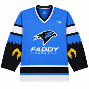 Camiseta de Hockey sobre Hielo Sublimada Personalizada, Uniforme de Entrenamiento Transpirable, Camiseta Deportiva Profesional de Secado Rápido, Equipo de Hockey al por Mayor - Product Image 1