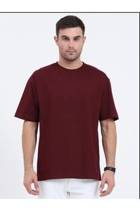 Camiseta Vintage para Hombre, Oversize, de Corte Holgado, Hombros Caídos, Manga Corta, Casual, de Algodón, Estilo Urbano - Product Image 4