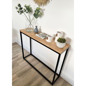 Modern Metal Console <b>Table</b> Industrial Design Living Room Entryway Sofa Side Accent <b>Table</b> Home Furniture Stable <b>Leg</b> Base - Product Image 2