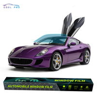 Film teinté pour vitres de voiture en céramique nano, anti-UV, pare-brise avant, film solaire transparent, isolation thermique élevée, film pour vitres automobiles, film d'été
