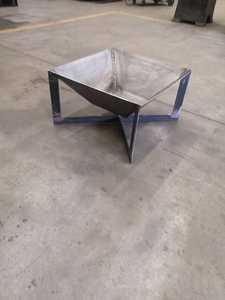 Brasero Portátil de Acero para Jardín, Patio y Camping con Soporte - Product Image 1