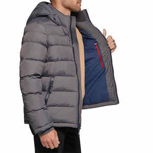 OEM Men's Quilted Puffer <b>Jacket</b> - <b>Waterproof</b> Windproof Thermal Insulated <b>Winter</b> Coat for Snowboarding Custom Manufacturer - Product Image 2
