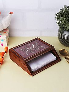 Boîte à mouchoirs en bois naturel, support de rangement pour mouchoirs en papier de bureau, pour la maison, le salon, la chambre, l'hôtel, le restaurant, le bureau, la table - Product Image 6