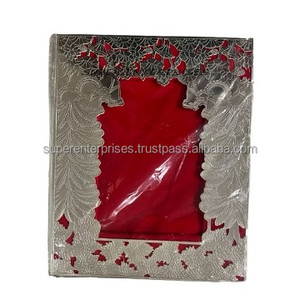 Siêu Doanh Nghiệp MDF Board Khung Ảnh Cho Khung Ảnh Album Phụ Kiện Maroon Chải Nhôm Kim Loại Biểu Tượng Tùy Chỉnh Màu Sắc - Product Image 2