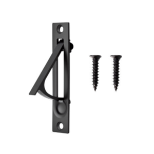Stylish Hidden Edge Pull Handle Matte Black Zinc Alloy Cabinet <b>Door</b> Finger Grip Furniture <b>Hardware</b> - Product Image 3